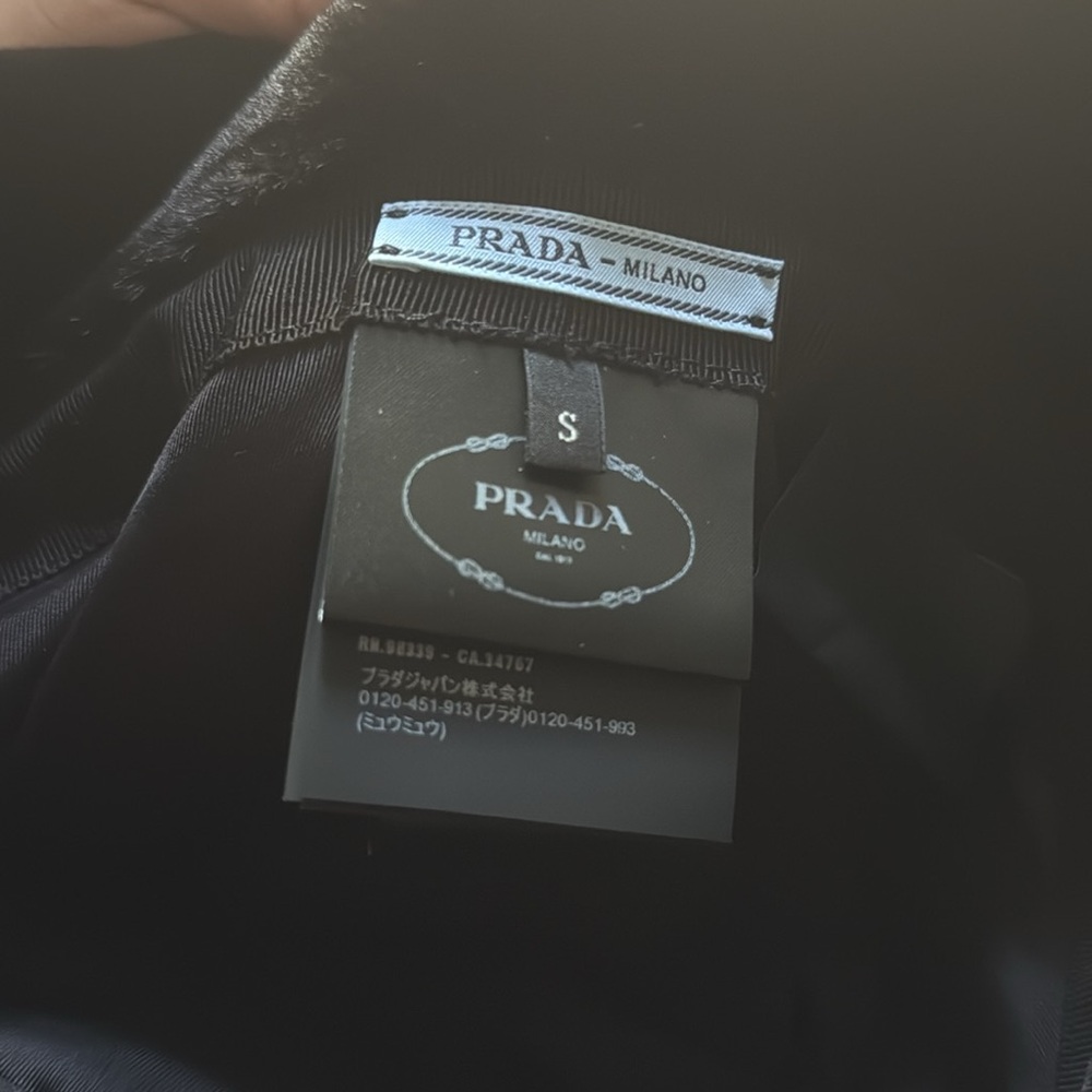 Prada Black Bucket Hat - Picture 8 of 9